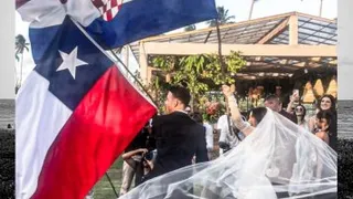 Angelo Henríquez contrajo matrimonio con la croata Andrea Ankovic en Brasil