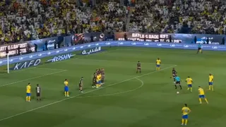 Cristiano Ronaldo anotó un golazo de tiro libre para la victoria de Al Nassr en la Liga Saudí
