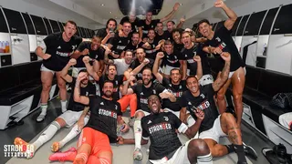 La eufórica celebración del camarín de Juventus tras ganar su noveno Scudetto seguido