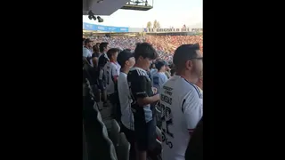 Hinchas de Colo Colo celebraron gol de Universidad de Chile en el Monumental