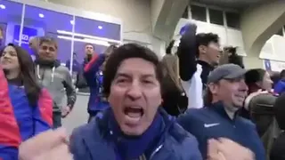 La eufórica celebración de Iván Zamorano en el gol agónico de Inter ante AC Milan