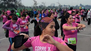 Mujeres corrieron para crear conciencia sobre cáncer cérvico uterino