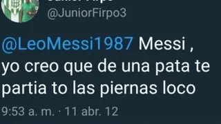 Refuerzo de Barcelona Junior Firpo tuvo que borrar antiguos tuiteos contra Lionel Messi