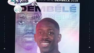 Ousmane Dembélé entrenó en su primer día como refuerzo de PSG