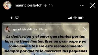 Gala Caldirola a Mauricio Isla: Eres un gran papá, tus pequeñas son afortunadas
