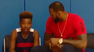 La emotiva lección que le dio LeBron a su hijo de 11 años