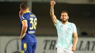 [VIDEO] ¡Tremendo golazo! El misil de Calhanoglu para Inter contra Verona en la Serie A