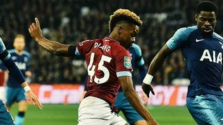 West Ham United perdió con Tottenham y fue eliminado de la Copa de la Liga inglesa