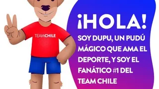 Dupu, la mascota que acompañará al Team Chile en sus competencias