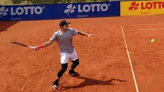 Cristian Garin consiguió sólido triunfo sobre Yannick Maden y avanzó en el ATP de Munich