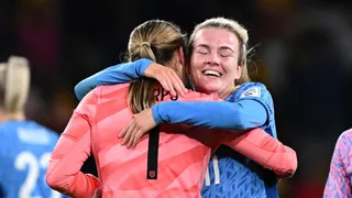 La celebración de Inglaterra tras concretar su paso a la final del Mundial Femenino