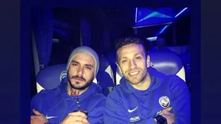 El cariñoso saludo de figura de Atalanta a Mauricio Pinilla