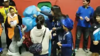 ¡Lo hicieron de nuevo! Hinchas japoneses dejaron limpio su sector en Morumbí