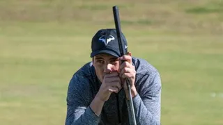 Rafael Nadal cumplió una destacada actuación en el campeonato de Baleares de golf