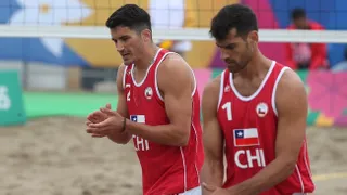 Chile debutó en los Panamericanos de Lima con triunfo de los primos Grimalt sobre México