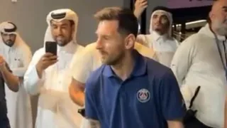 ¡No pudo con el robot! Lionel Messi fue vencido por una máquina en Qatar