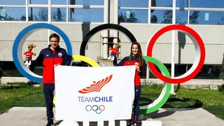 La presentación de Valentina Toro y Fernando Renz como abanderados para los Odesur 2022