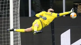 Zlatan Ibrahimovic no pudo evitar la eliminación de AC Milan ante Manchester United