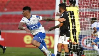 Fernando Zampedri apareció en el segundo palo y marcó el descuento para la UC