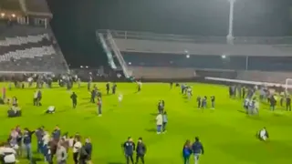 La desesperada búsqueda de niños en medio del caos del Gimnasia-Boca