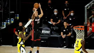 Duncan Robinson anotó siete triples y encaminó a Miami Heat a su segundo triunfo sobre los Pacers