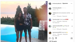 Kimberley Abbott compartió nostálgica imagen junto a Ben Brereton