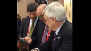 Así vivió Sebastián Piñera desde Japón el penal de Alexis Sánchez que alegró a todo Chile