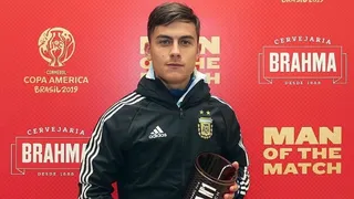 Paulo Dybala fue elegido el mejor jugador del partido entre Argentina y Chile
