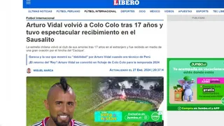 “Y un día volvió”: Prensa internacional destacó redebut de Arturo Vidal en Colo Colo