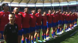 Así sonó el himno de Chile por primera vez en un Mundial de Rugby