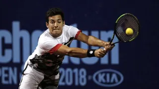 Christian Garín sacó la cara por los chilenos en su debut en el Challenger de Santiago