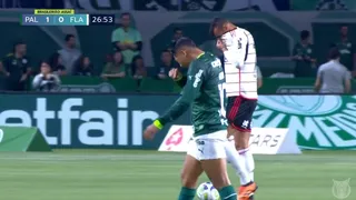 Duelo de Palmeiras y Flamengo fue interrumpido dos veces por gas pimienta