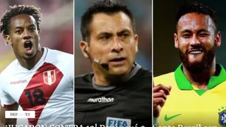 “Jugaron contra 12”: Prensa peruana criticó con todo a Bascuñán y el VAR tras caída ante Brasil