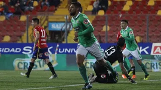 Ignacio Jeraldino aprovechó un error defensivo y marcó el primero de Audax Italiano ante Unión Española