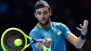 Matteo Berrettini se convirtió en el primer italiano en ganar un partido en las Finales de la ATP