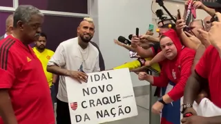 ¡A lo Rockstar! Así fue la llegada de Arturo Vidal a Río de Janeiro