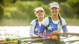 Mellizas Abraham se proclamaron campeonas en Sudamericano de remo en Brasil