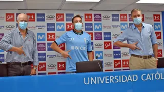 Sebastián Pérez fue presentado en la UC: Desde ya competiré el puesto con Matías Dituro