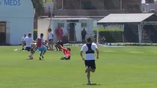 Así fue el primer gol de Christian Santos con la camiseta de Colo Colo