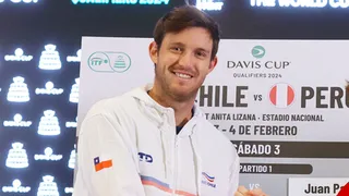Nicolás Jarry sobre la Copa Davis: La cancha esta en perfectas condiciones