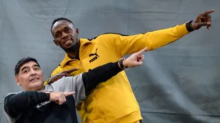 Usain Bolt recibió consejos de “un experto con la zurda”