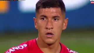 Matías Marín anotó de tiro libre en derrota de Belgrano ante Boca Juniors en La Bombonera