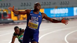 Hay nuevo rey de la velocidad: Christian Coleman ganó el oro en los 100 metros de Doha