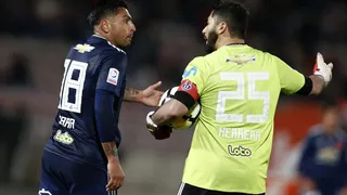 La pelea que protagonizaron Herrera y Jara en pleno partido