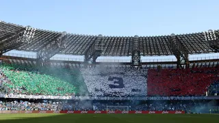El espectacular festejo de los hinchas en el “Diego Maradona” en el debut de Napoli como campeón