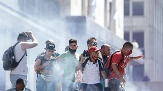 Disturbios en velorio de Maradona dejaron 13 detenidos y 11 policías heridos