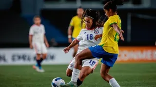 La Roja sub 17 femenina sufrió contundente caída ante Brasil en el cuadrangular final del Sudamericano