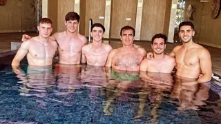 Las despreocupadas vacaciones familiares de Gustavo Quinteros en Punta Cana