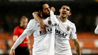 Valencia doblegó a Villarreal por la Europa League bajo una intensa lluvia