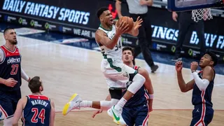 Antetokounmpo tuvo una soberbia actuación y aportó 31 puntos en triunfo de Bucks ante Wizards